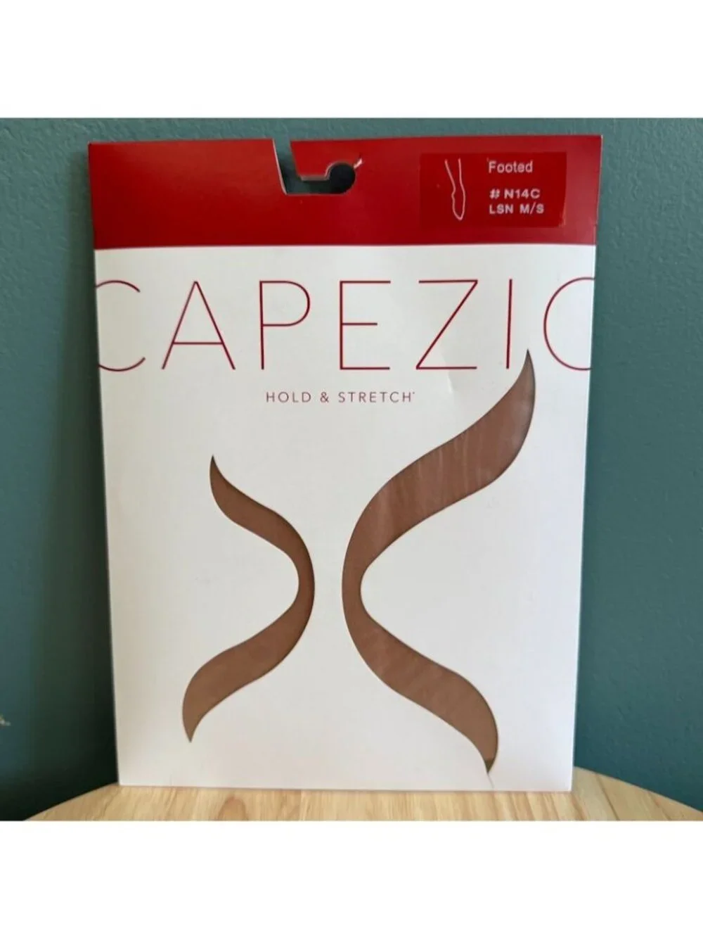 Girls Capezio Hold & Stretch Footed Tights N14C Semi-Opaque M/S LSN Light Suntan
